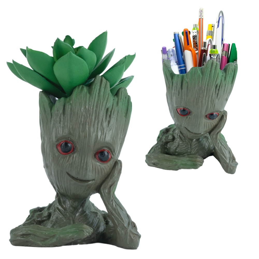 Marvel Groot Faux Succulent Planter
