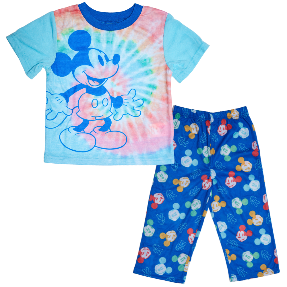 Disney Mickey Mouse Pajamas Set, 2 Piece Sleepwear for Toddlers and Little Kids, 4T