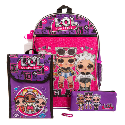LOL Surprise Purple Back too School Essentials Set for GirlsÉ
