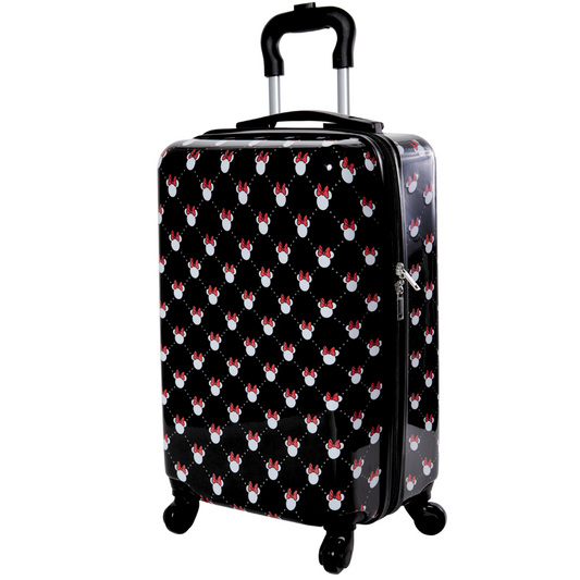Disney Minnie Mouse Carry on Luggage for Girls with Spinner Wheels, 20 inch