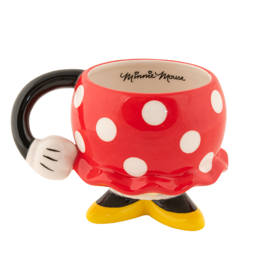 Disney Minnie Mouse Red Drinking Mug with Arm, One Size