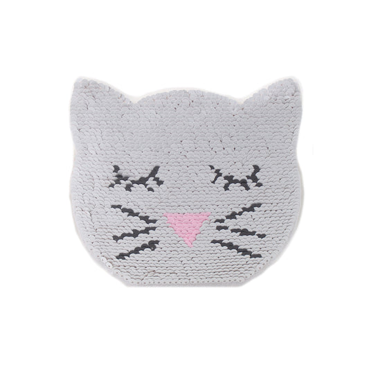 Cat Piggy Bank with Reversible Flip Sequins  Coin Money Bank for Girls with Rubber Stopper