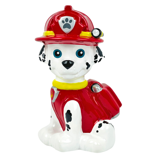 Nickelodeon Paw Patrol Marshall Piggy Bank for Boys and Girls, Large Dalmatian Dog Coin Bank for KidsÉ