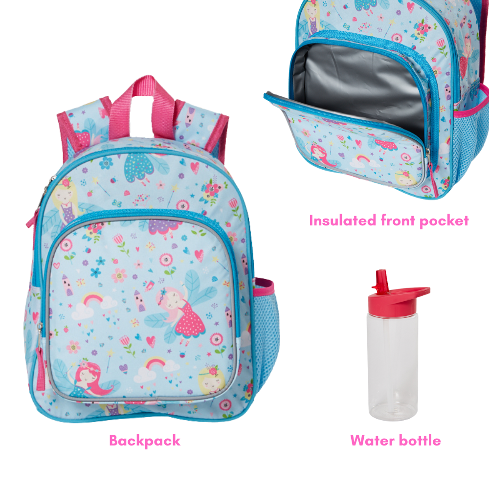 Mini fairy backpack with insulated front pocket