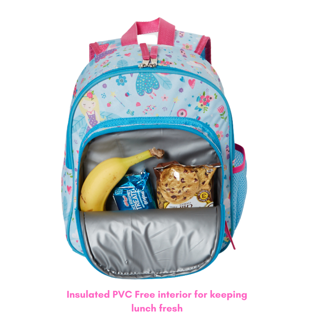 Mini fairy backpack with insulated front pocket