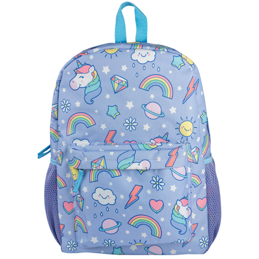 CLUB LIBBY LU Lilac Unicorn Backpack for Girls, 16 inch