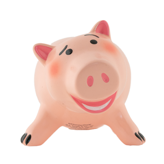 Disney Toy Story 4 Hamm Pig Piggy Bank for Kids - Ceramic Coin Bank with Stopper