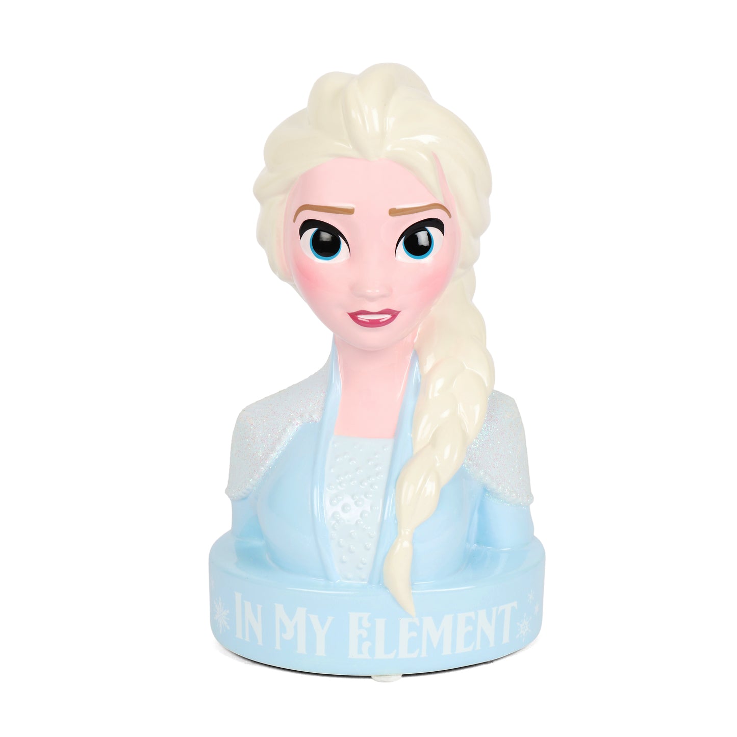 Frozen Elsa Piggy Bank for Girls Kids Ceramic Piggy Bank with Rubber Stopper